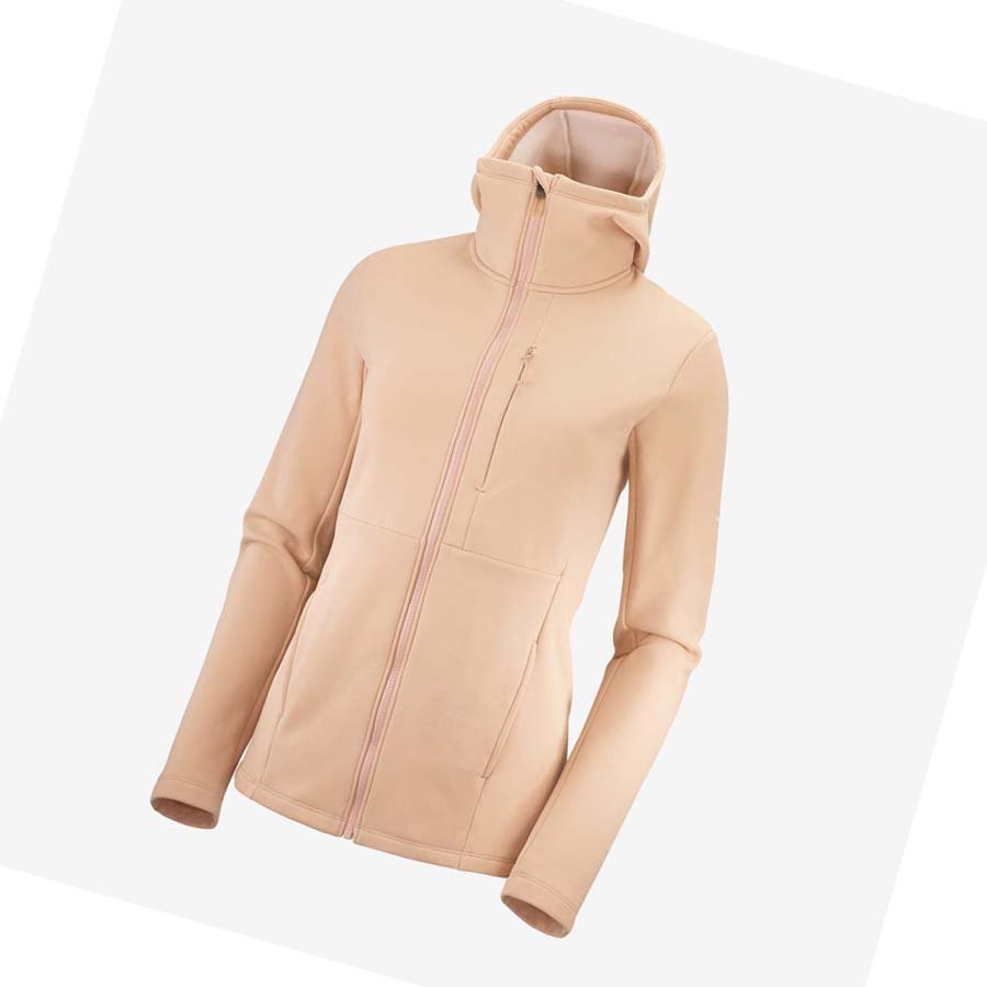 Sudadera Con Capucha Salomon ESSENTIAL XWARM Mujer Rosas | MX 2503YXF